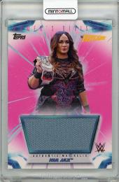 2021 TOPPS WWE Women's Division  Nia Jax Event Used Mat Relic 050/150