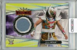 2021 TOPPS WWE Wrestle Mania  Gran Metalik Event Used Mat Relic 61/75