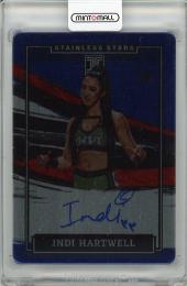 2022 PANINI Impeccable  Indi Hartwell Autograph Stainless Plate 38/75