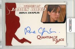 2014 RITTENHOUSE James Bond Archives Women of Bond Oona Chaplin Autographs #WA55 QUANTUM OF SOLACE