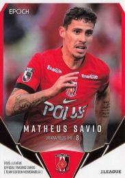 2025 EPOCH Jリーグ チームエディション 浦和レッズ #UR08 マテウス サヴィオ レギュラーカード