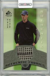 2005 UPPER DECK SP Signature  Mike Weir Tournament Worn Shirt