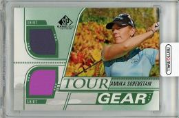 【表面右上角若干白欠けあり】2021 UPPER DECK SP Game Used  Annika Sorenstam Memorabilia