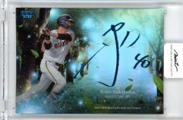 2026 BBM 1st 中山礼都 水色箔サインカード【09/15】