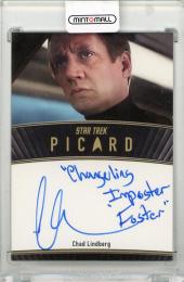 2024 RITTENHOUSE Star Trek Picard Seasons Two and Three Chad Lindberg as Ensign Eli Foster Inscriptions #NNO "Changeling Imposter Foster"