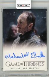 2023 RITTENHOUSE Game of Thrones Art and Images Michael McElhatton as Roose Bolton Full Bleed Autographs #NNO