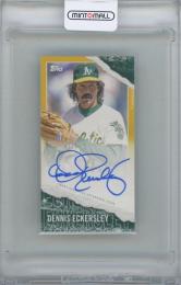 2020 TOPPS Rip Mini Autographs Gold / DENNIS ECKERSLEY(Oakland Athletics) 【2/5】