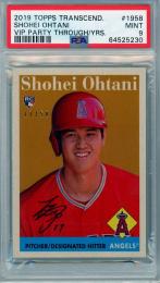 2019 TOPPS TRANSCEND Shohei Ohtani RC#1958【17/50】【PSA9】 Los Angeles Angels