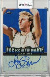 2012-13 Leaf Metal Larry Bird Faces of the Game Holo Blue Auto #FGLB1【19/25】
