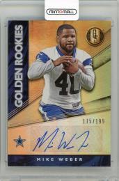 2019 PANINI Gold Standard Mike Weber Golden Rookies Autographs #7【175/199】 Dallas Cowboys