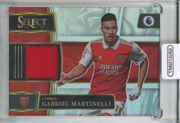2022-23 Panini Select EPL Premier League Gabriel Martinelli Select Memorabilia #SMGM Arsenal