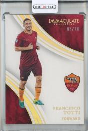 2017 Panini Immaculate Collection Francesco Totti #92【09/10】《右下欠け》 AS Roma
