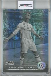 2022 Stadium Club Chrome UEFA  Cristiano Ronaldo Black & White Prism #7【124/350】 Real Madrid