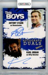 2025 UPPER DECK THE BOYS SEASON 1 and 2 Antony Starr as Homelander /Karl Urban as Billy Butcher #AD-XX Autograph Duals