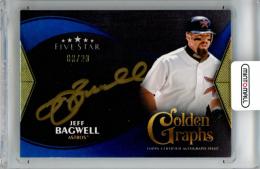 2024 Topps Five Star Jeff Bagwell #GG-JBA Five Star Golden Graph Blue Parallel【08/20】 Astros