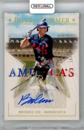 2024 Panini Boys Of Summer Brooks Lee  #AME-BL America’s Best Signature Holo Gold Parallel【10/10】《ラストナンバー》 Twins