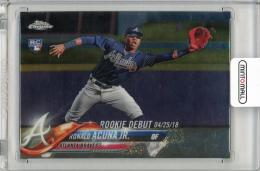 2018 TOPPS CHROME UPDATE RONALD ACUNA JR. HMT31 ATLANTA BRAVES