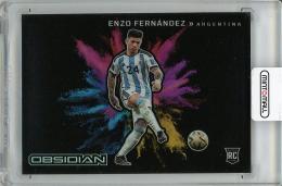 【カード状態若干難あり】2022-23 PANINI Obsidian Enzo Fernandez #13 (RC)