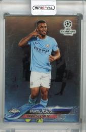 2017-18 Topps Chrome UEFA Champions League Manchester City FC Gabriel Jesus Base