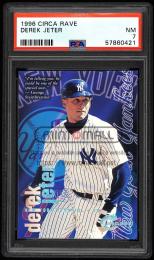 1996 Circa #65 Derek Jeter Rave【012/150】【PSA NM 7】 New York Yankees
