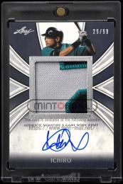 2011 Leaf Metal Draft #IS1 Ichiro Suzuki Patch Autographs【29/99】 Seattle Mariners