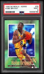 1996-97 E-X2000 #30 Kobe Bryant RC【PSA MINT 9】 Los Angeles Lakers