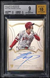 2018 Topps Definitive Collection #DCFASO Shohei Ohtani Framed Autographs【23/30】【BGS9/ AU10】 Los Angeles Angels