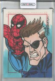 2009 Rittenhouse Spider-Man Archives  Spider-Man/Nick Fury Sketch by Randy Martinez【1of1】