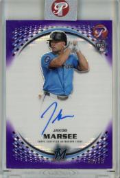 2026 Topps Pristine Baseball  Jakob Marsee Pristine Autographs Purple Pristine Refractor#PA-JMA【33/99】 Miami Marlins