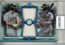 2026 Topps Tribute Nick Kurt/Jacob Wilson Tribute Dual Player Dual Relics #DR-KW【111/150】 Oakland Athletics