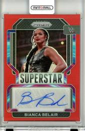 2022 PANINI PRIZM WWE  Bianca Belair Superstar Autograph Card Prizms Red 【81/99】