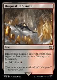 【WHO】【ENG】【Foil】《竜髑髏の山頂/Dragonskull Summit》