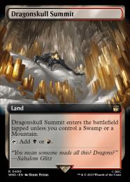 【WHO】【ENG】【Foil】《竜髑髏の山頂/Dragonskull Summit》 拡張アート版