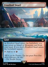 【WHO】【ENG】【Foil】《凍沸の交錯/Frostboil Snarl》 拡張アート版