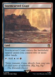 【WHO】【ENG】【Foil】《嵐削りの海岸/Stormcarved Coast》