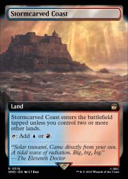 【WHO】【ENG】【Foil】《嵐削りの海岸/Stormcarved Coast》 拡張アート版