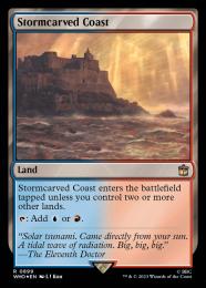 【WHO】【ENG】【サージ・Foil】《嵐削りの海岸/Stormcarved Coast》