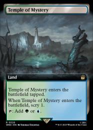 【WHO】【ENG】【Foil】《神秘の神殿/Temple of Mystery》 拡張アート版