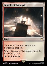 【WHO】【ENG】【Foil】《凱旋の神殿/Temple of Triumph》