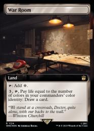 【WHO】【ENG】【サージ・Foil】《作戦室/War Room》 拡張アート版