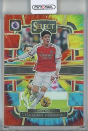2023-24 Panini Select FIFA Takehiro Tomiyasu Tie Dye Prizm【12/49】 Arsenal