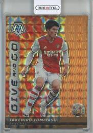 2021-22 Panini Mosaic Premier League Takehiro Tomiyasu Give And Go Arsenal