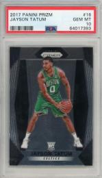 2017-18 Panini Prizm Jayson Tatum Base RC #16【PSA 10 GEM MT】