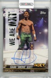 2021 TOPPS WWE NXT Isaiah "Swerve" Scott We Are NXT Autographs #ASW【122/250】