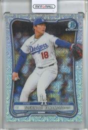2026 Bowman Chrome Yoshinobu Yamamoto SP Diamond Plate Mojo Refractor #84 Los Angeles Dodgers