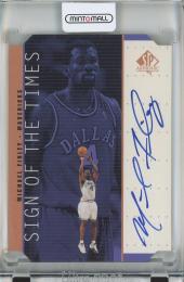 1998-99 Upper Deck Sp Authentic Michael Finley Sign Of The Times #MI Dallas Mavericks