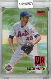 2021 Topps Stadium Club New York Mets Jacob deGrom Virtual Reality Red(パラレル版)