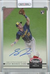 2024 Topps Stadium Club Sal Frelick Rookie Design Variation Auto #RDVA-SF【15/50】 Milwaukee Brewers