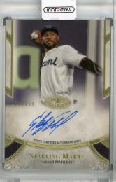 2021 Topps Tier One Miami Marlins Starling Marte Prime Performers Autographs 124/300
