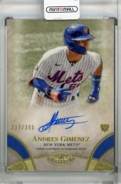 2021 Topps Tier One New York Mets Andres Gimenez Break Out Autographs 237/300